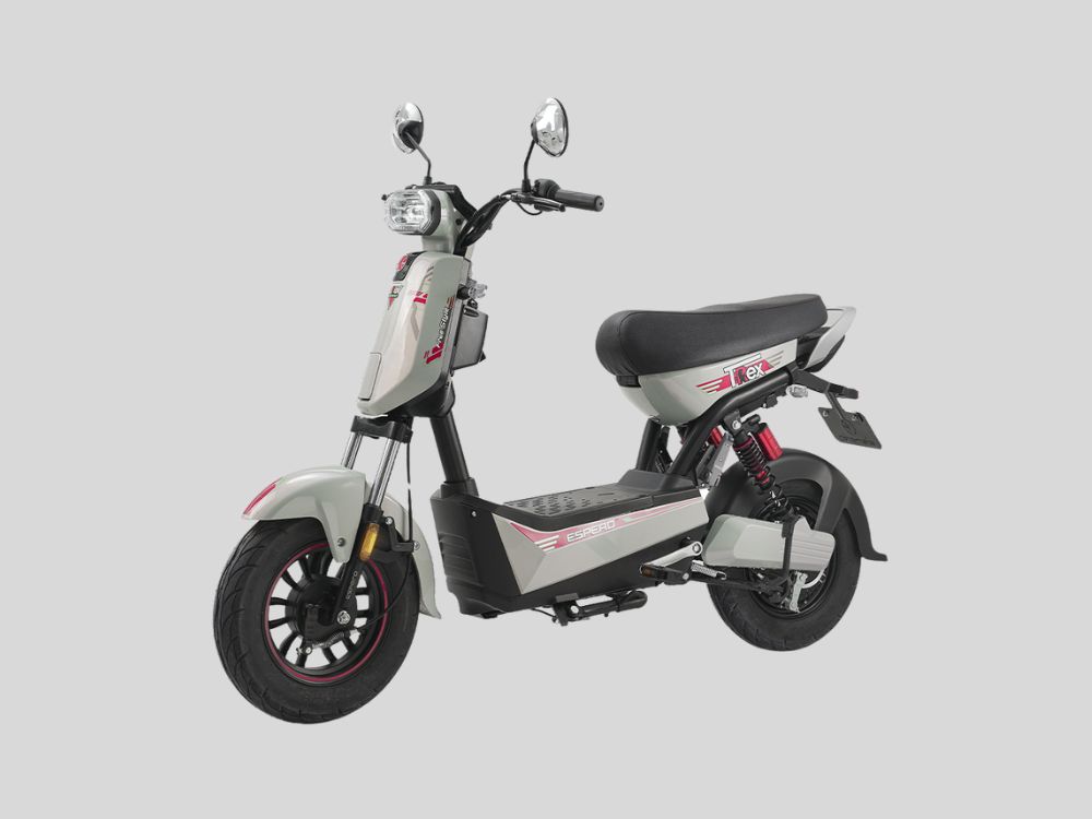 Thiết kế xe đạp điện Espero T-Rex được lấy cảm hứng từ loài khủng long nên có ngoại hình rất năng động, thể thao.