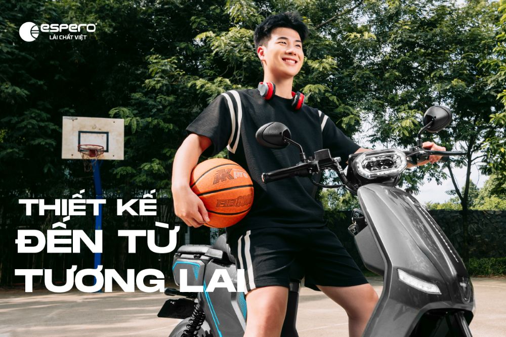 Xe máy điện Espero E-Sync diện mạo cá tính, bắt kịp xu hướng