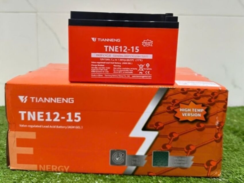 Bình ắc quy Tianneng TNE12-15 (12V-15Ah)
