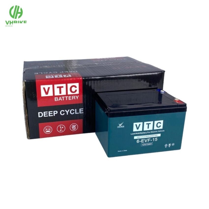 Bình ắc quy VTC 6-EVF-15 (12V - 15AH)