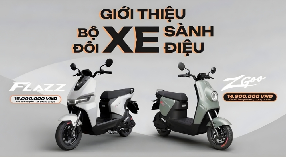 VinFast ra mắt 2 mẫu xe điện VinFast ZGoo và VinFast – phân khúc 15 – 16 triệu