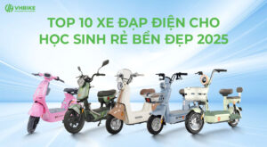 TOP 10 xe đạp điện cho học sinh rẻ – bền- đẹp 2025 