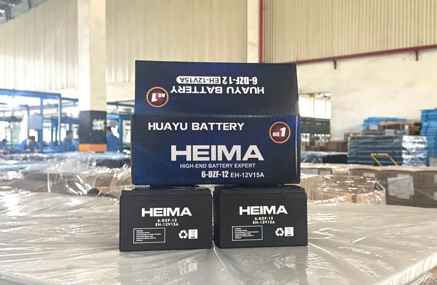 Ắc quy Heima 6-DZF-12 (12V 15Ah)