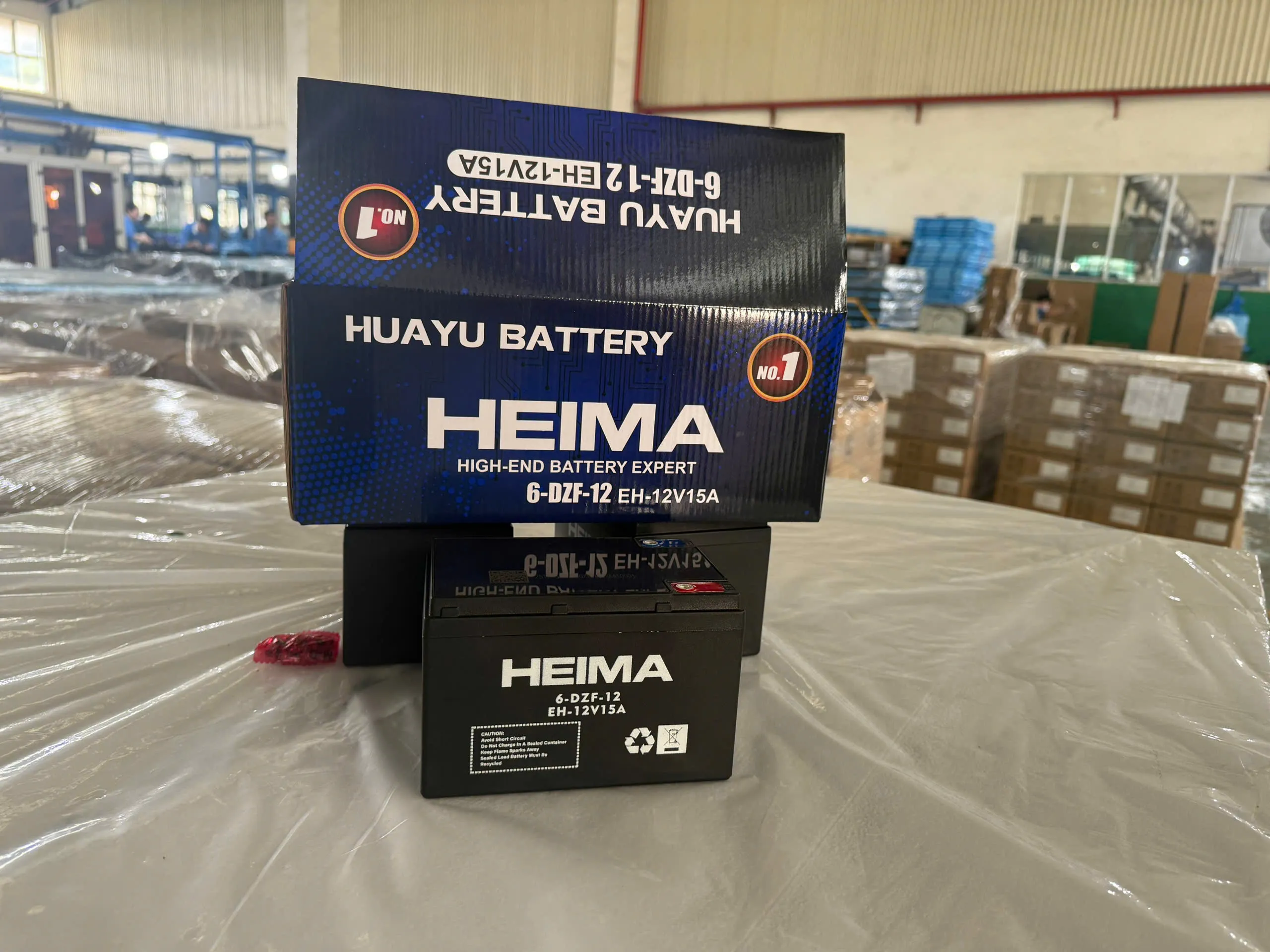 Ắc quy Heima 6-DZF-12 (12V 15Ah)