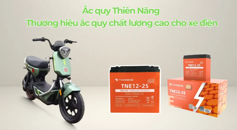 Ắc quy Thiên Năng – Thương hiệu ắc quy chất lượng cao cho xe điện